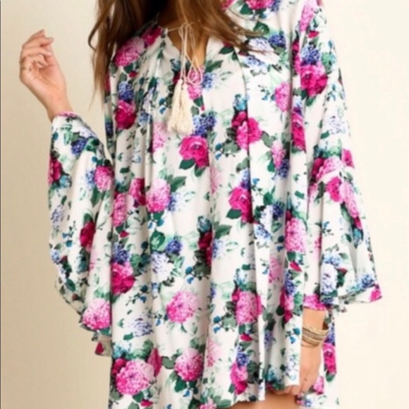 🎀 Host Pick 🎀 Floral Swing Slip Tunic Dress - Picture 2 of 5